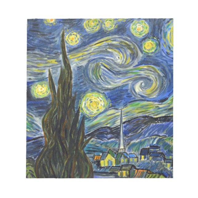 Bloc De Notas Noche estrellada, Van Gogh (Frente)