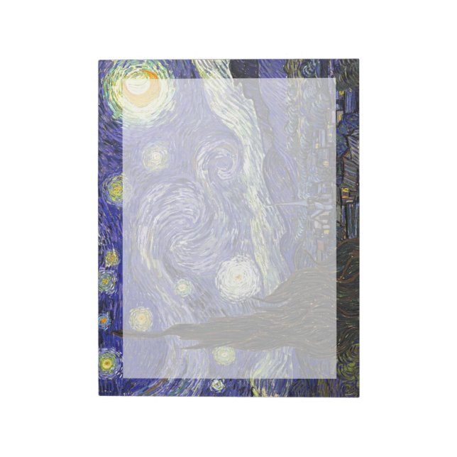 Bloc De Notas Noche estrellada, Vincent Van Gogh. (Lado Izquierdo)