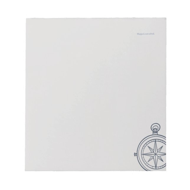 Bloc De Notas Nocturnal Study dark academia compass (Frente)