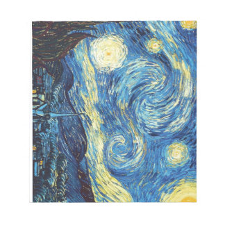 Bloc de notas nocturno Van Gogh Starry (40 páginas