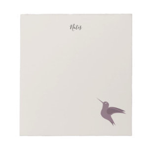 Bloc De Notas noepsia de colibrí rojo