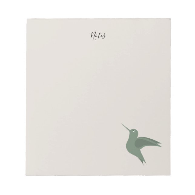 Bloc De Notas noepsia de estilo verde oliva (Frente)