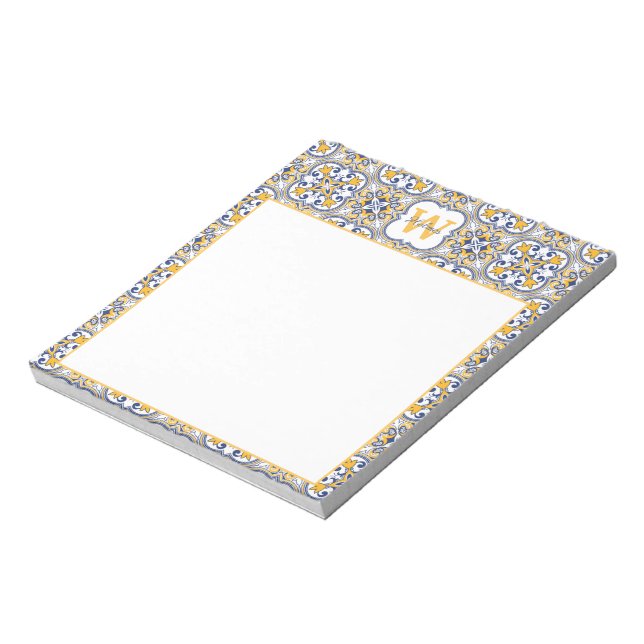 Bloc De Notas 💙 Nombre 💛 + Azulejos iniciales (Lado Izquierdo)