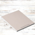 Bloc De Notas Nombre beige<br><div class="desc">Color de fondo beige. Personaliza y agrega tu nombre. Texto negro.</div>