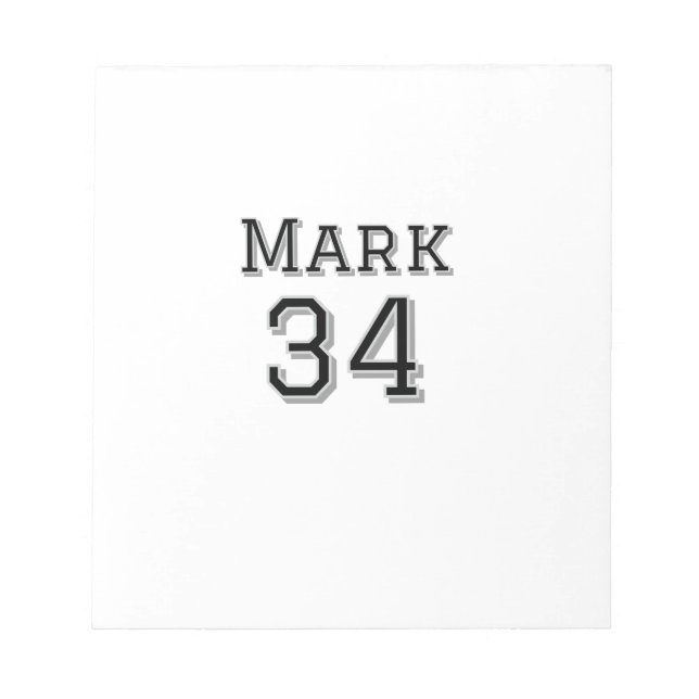 Bloc De Notas nombre de equipo agregar nombre de jugador fecha d (Frente)