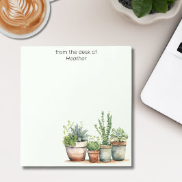 Bloc De Notas Nombre de la vegetación personalizada