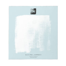 Nombre de Monograma Formal Azul Artístico Único El