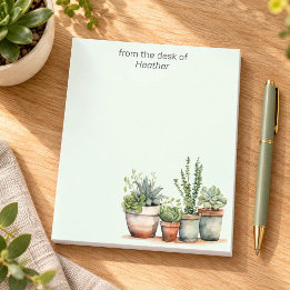 Bloc De Notas Nombre de vegetación personalizado