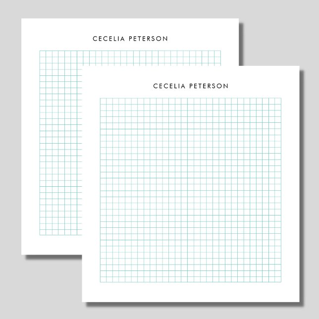 Bloc De Notas Nombre personalizado de Blue Square (Subido por el creador)