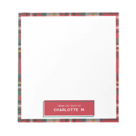 Bloc De Notas Nombre personalizado de color clásico revestido