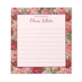 Bloc De Notas Nombre personalizado | De La Oficina Del Notepad