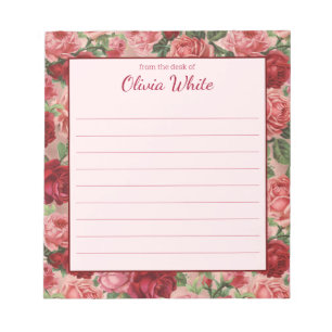 Bloc De Notas Nombre personalizado   De La Oficina Del Notepad