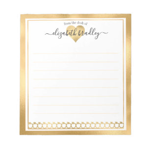 Bloc De Notas Nombre personalizado De La Oficina Del Notepad