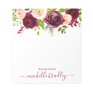 Bloc De Notas Nombre personalizado   De La Oficina Del Notepad