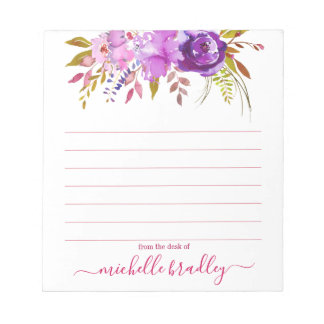 Bloc De Notas Nombre personalizado | De La Oficina Del Notepad