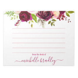 Bloc De Notas Nombre personalizado | De La Oficina Del Notepad