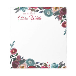 Bloc De Notas Nombre personalizado   De La Oficina Del Notepad