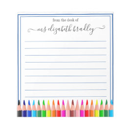 Bloc De Notas Nombre personalizado | De La Oficina Del Notepad