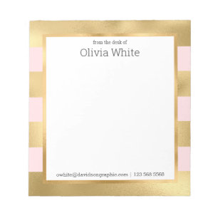 Bloc De Notas Nombre personalizado De La Oficina Del Notepad