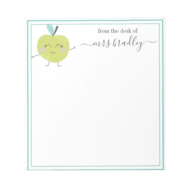 Bloc De Notas Nombre personalizado | De La Oficina Del Notepad (Frente)