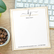 Nombre personalizado | De La Oficina Del Notepad