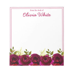 Bloc De Notas Nombre personalizado De La Oficina Del Notepad