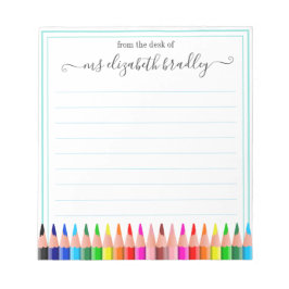 Bloc De Notas Nombre personalizado | De La Oficina Del Notepad