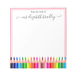 Bloc De Notas Nombre personalizado | De La Oficina Del Notepad