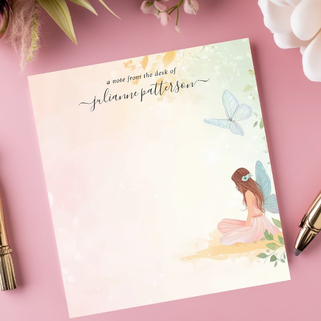 Bloc De Notas Nombre Personalizado del Jardín de Mariposa de Had (Subido por el creador)