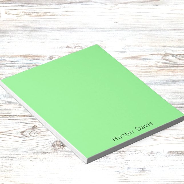Bloc De Notas Nombre verde menta (Subido por el creador)