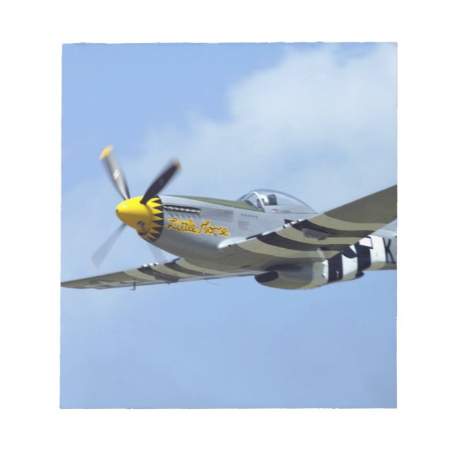 Bloc De Notas North American P-51D Mustang, Caballito (Frente)