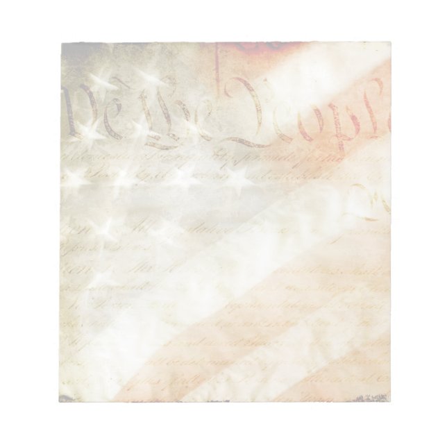 Bloc De Notas Nosotros, la bandera estadounidense del pueblo (Frente)