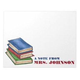 Bloc De Notas Nota De Libros Personalizados De La Biblioteca De 