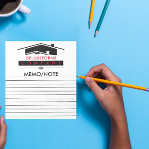 Bloc De Notas Nota de memorándum de techo negro