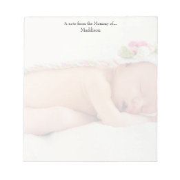 Bloc De Notas "Nota desde la mami de", foto Personalizado