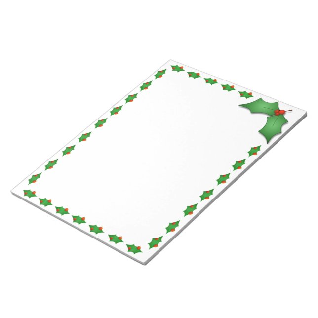 Bloc De Notas Nota Pad-Navidades Holly (Lado Derecho)