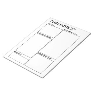 Bloc De Notas Nota sobre el TDAH