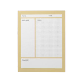 Bloc De Notas Notas Cornell (Dot)