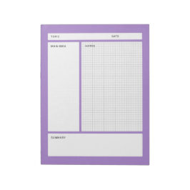 Bloc De Notas Notas Cornell (Graph)