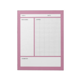 Bloc De Notas Notas Cornell (Graph)