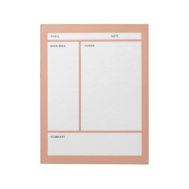 Bloc De Notas Notas Cornell (sin formato)