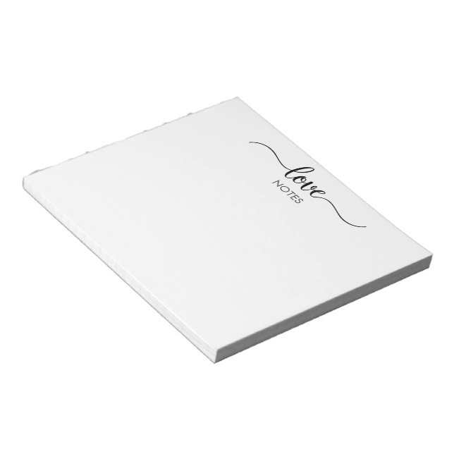 Bloc De Notas Notas de amor Stationery Tear Away Notepad (Lado Derecho)