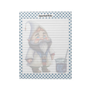 Bloc De Notas Notas de Gnome de Médica Cute