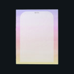 Bloc De Notas Notas de la compra de la lista Ombre Watercolor de<br><div class="desc">Haga sus listas de compras con estilo con este personalizable de compras,  planificación de comidas o lista de tareas pendientes. Personalizar o añada texto para satisfacer sus necesidades. Añadir líneas si lo desea. Revisa mi tienda para más tamaños y estilos!</div>