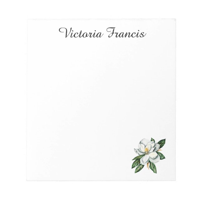 Bloc De Notas Notas de Magnolia (Frente)