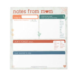 Bloc De Notas Notas De Mom Notepad