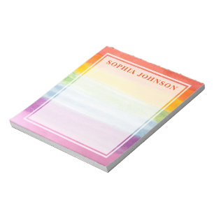 Bloc De Notas Notas del arco iris