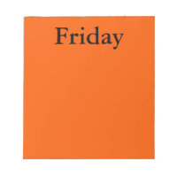 Notas del viernes del Día de la semana de Visual C