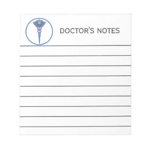 Bloc De Notas Notas médicas de la enfermera del médico de la