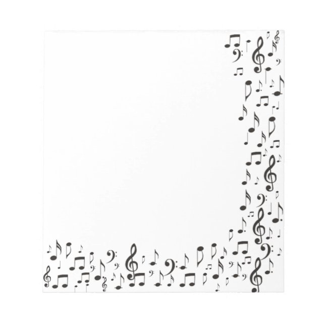 Bloc De Notas Notas musicales (Frente)